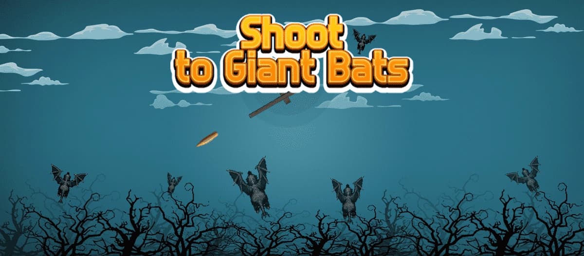 Shoot To Giant Bats game banner