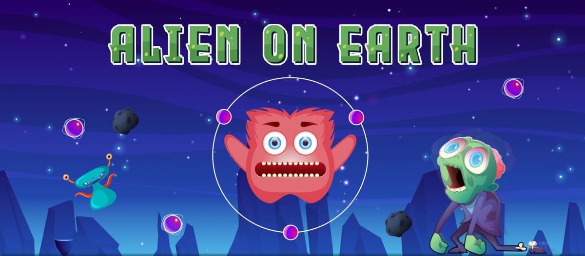 Alien On Earth game banner