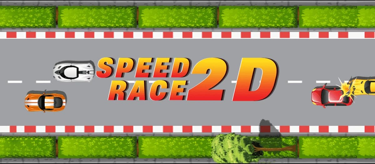 Road Race 2D game banner